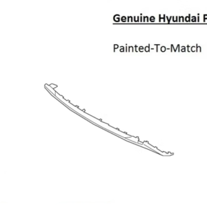 Painted 2021-2022 Hyundai Palisade Calligraphy Front Bumper Trim | Genuine OEM