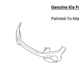 Painted 2021-2023 Kia Seltos Front Bumper | Genuine OEM
