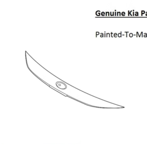 Painted 2021-2023 Kia Seltos Grille Molding | Genuine OEM