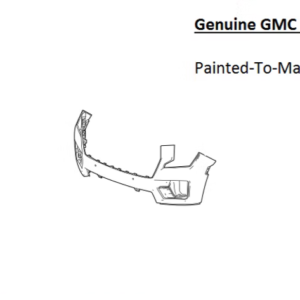 Painted 2021-2024 GMC Yukon Yukon XL Front Bumper Cover | Genuine OEM