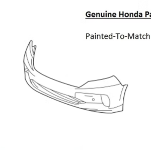 Painted 2021-2024 Honda Odyssey Front Bumper Cover | Genuine OEM