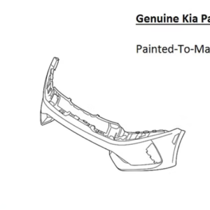 Painted 2021-2024 Kia K5 Front Bumper | Genuine OEM