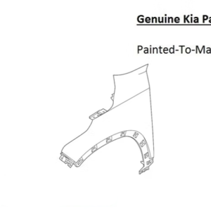 Painted 2021-2025 Kia Seltos Front Fender | Genuine OEM