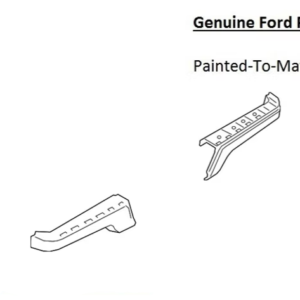 Painted 2021-2026 Ford F-150 F150 Raptor Rear Bumper Ends (Both) | Genuine OEM