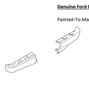 Painted 2021-2026 Ford F-150 F150 Rear Bumper Ends (Dual Exhaust) | Genuine OEM