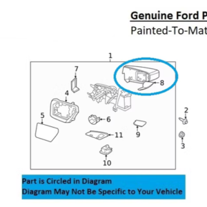 Painted 2021-2026 Ford F-150 F150 Side Mirror Cover | Genuine OEM