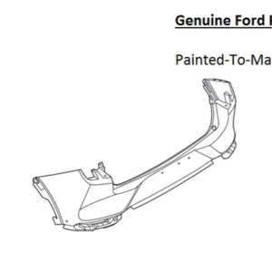 Painted 2021-2026 Ford Mach-E MachE Rear Bumper | Genuine OEM