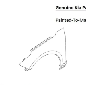 Painted 2021-2026 Kia K5 Front Fender | Genuine OEM