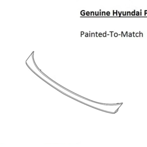 Painted 2022-2024 Hyundai Tucson Finishing Panel | Genuine OEM