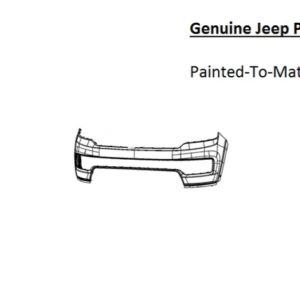 Painted 2022-2024 Jeep Grand Wagoneer Front Bumper | Genuine OEM