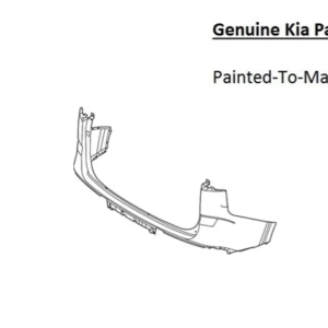 Painted 2022-2024 Kia Carnival Upper Rear Bumper | Genuine OEM