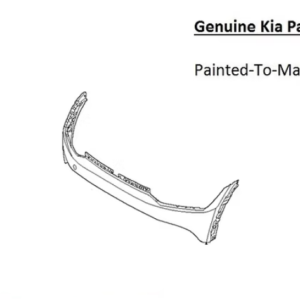 Painted 2022-2024 Kia EV6 Front Bumper | Genuine OEM