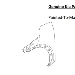 Painted 2022-2024 Kia EV6 Front Fender | Genuine OEM