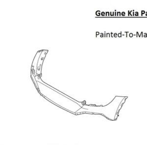 Painted 2022-2024 Kia EV6 GT Rear Bumper | Genuine OEM