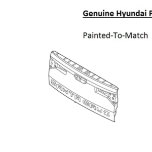 Painted 2022-2025 Hyundai Santa Cruz Tailgate | Genuine OEM