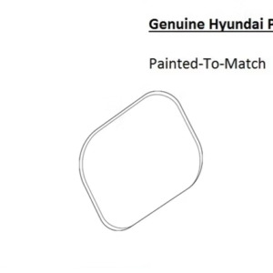 Painted 2022-2025 Hyundai Tucson Fuel Door | Genuine OEM