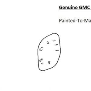 Painted 2022-2026 GMC Hummer EV Charge Port Door | Genuine OEM