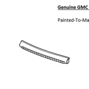 Painted 2022-2026 GMC Hummer EV Hood Molding | Genuine OEM