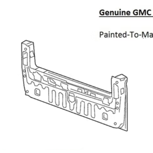 Painted 2022-2026 GMC Hummer EV Pickup Lower Tailgate | Genuine OEM