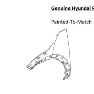 Painted 2022-2026 Hyundai Ioniq 5 Front Fender | Genuine OEM