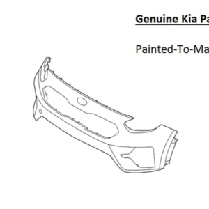 Painted 2022 Kia Niro Front Bumper | Genuine OEM