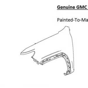 Painted 2023-2024 GMC Canyon Front Fender | Genuine OEM