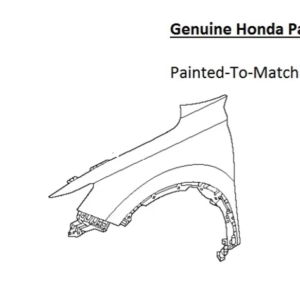 Painted 2023-2024 Honda CR-V CRV Front Fender | Genuine OEM