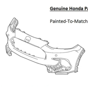 Painted 2023-2024 Honda HR-V HRV Front Bumper | Genuine OEM