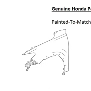 Painted 2023-2024 Honda HR-V HRV Front Fender | Genuine OEM