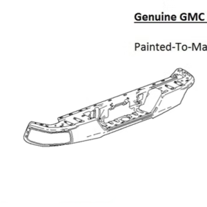 Painted 2023-2025 GMC Canyon Rear Bumper | Genuine OEM