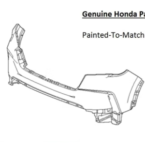 Painted 2023-2026 Honda Pilot Front Bumper | Genuine OEM