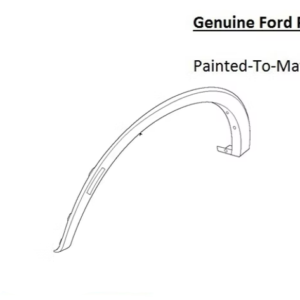 Painted 2024-2026 Ford Ranger Front Fender Flare | Genuine OEM