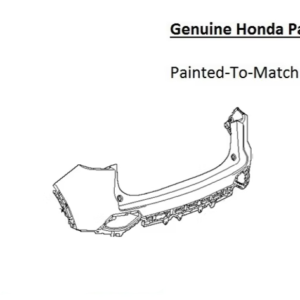 Painted 2024-2026 Honda Prologue Rear Bumper | Genuine OEM