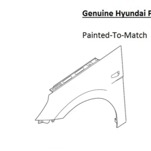 Painted 2024-2026 Hyundai Elantra Front Fender | Genuine OEM