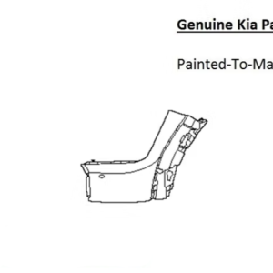Painted 2024-2026 Kia EV9 GT-Line Front Bumper Side Panel | Genuine OEM