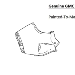 Painted 2025-2026 GMC Terrain Rear Bumper Side Panel | Genuine OEM
