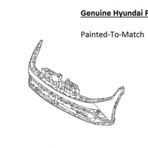 Painted 2025-2026 Hyundai Ioniq 5 Front Bumper | Genuine OEM