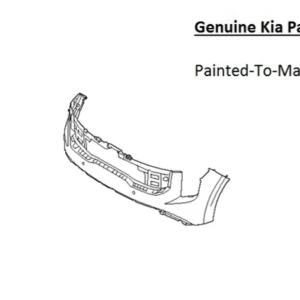 Painted 2025-2026 Kia Carnival Front Bumper | Genuine OEM