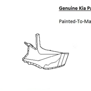Painted 2025-2026 Kia Carnival Rear Bumper Side Panel | Genuine OEM
