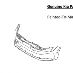 Painted 2025-2026 Kia K5 Front Bumper | Genuine OEM