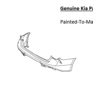 Painted 2025-2026 Kia K5 Rear Bumper | Genuine OEM