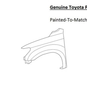Painted 2008-2022 Toyota Sequoia Front Fender | Genuine OEM