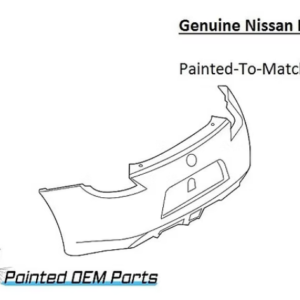 Painted 2009-2020 Nissan 370Z Rear Bumper Cover | Genuine OEM
