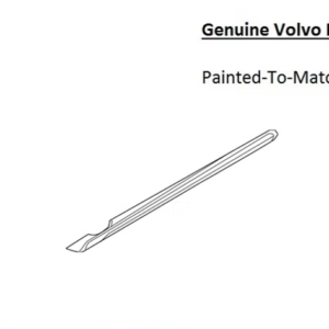 Painted 2010-2017 Volvo XC60 Side Skirt Rocker Molding | Genuine OEM