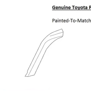 Painted 2010-2024 Toyota 4Runner Rear Fender Flare (Rear Door) | Genuine OEM