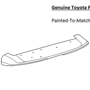 Painted 2010-2024 Toyota 4Runner Rear Spoiler | Genuine OEM