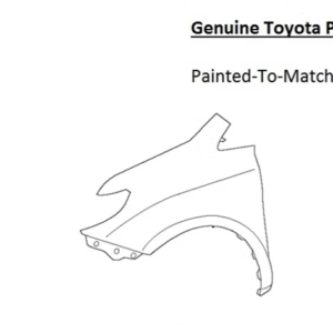 Painted 2011-2020 Toyota Sienna Front Fender | Genuine OEM