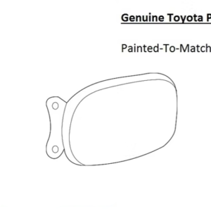 Painted 2011-2020 Toyota Sienna Fuel Door | Genuine OEM