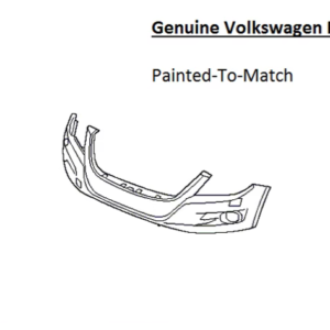 Painted 2012-2017 Volkswagen Tiguan Front Bumper Cover | Genuine OEM