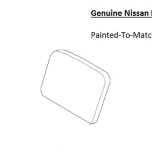 Painted 2012-2019 Nissan Versa Fuel Door | Genuine OEM